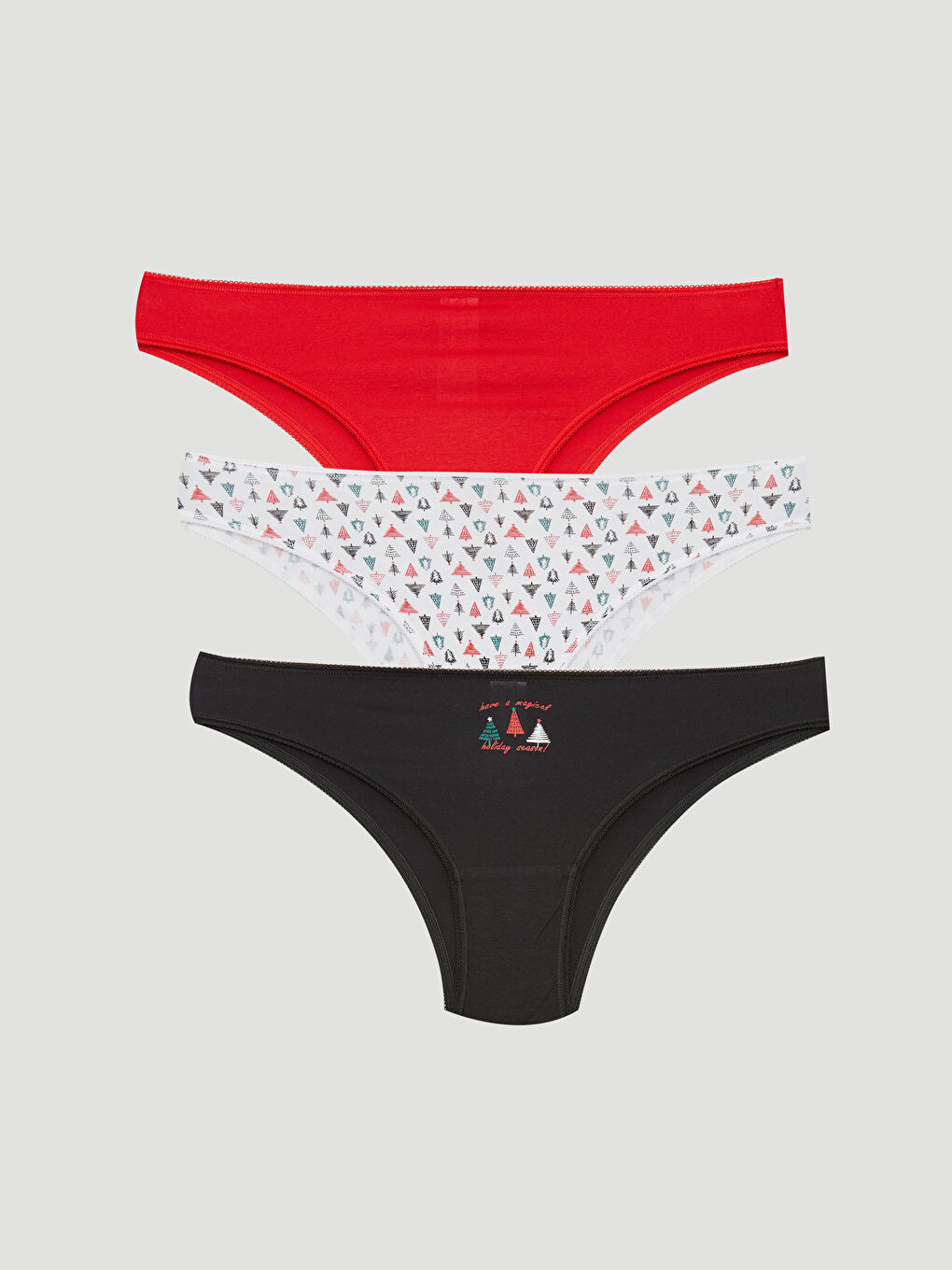 Patterned Brazilian Panties 3Pack W28648Z8CVL W28648Z8CVL LC