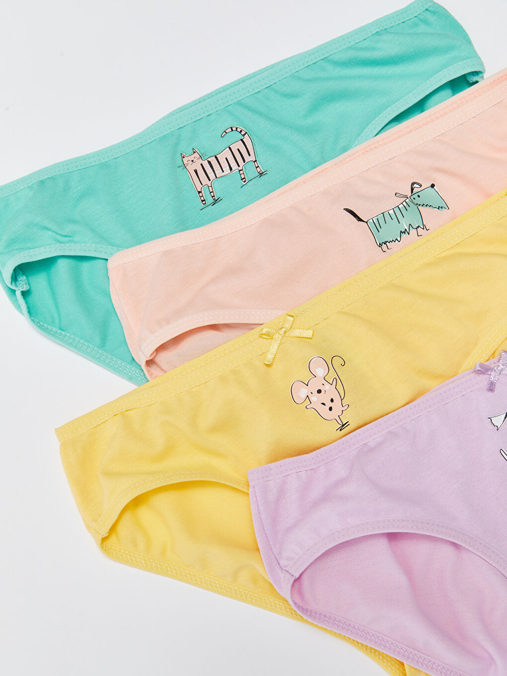 Printed Cotton Girl Panties 4pack W28939Z4FGL W28939Z4FGL LC