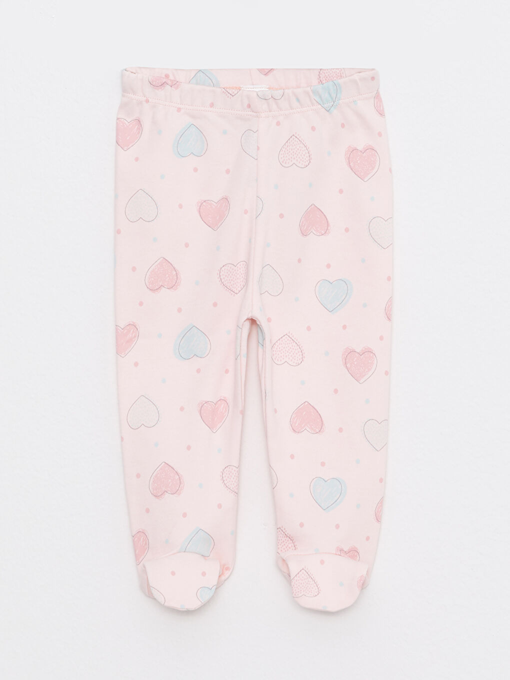 Crew Neck Long Sleeve Printed Baby Girl Hospital Set 3Pack Set