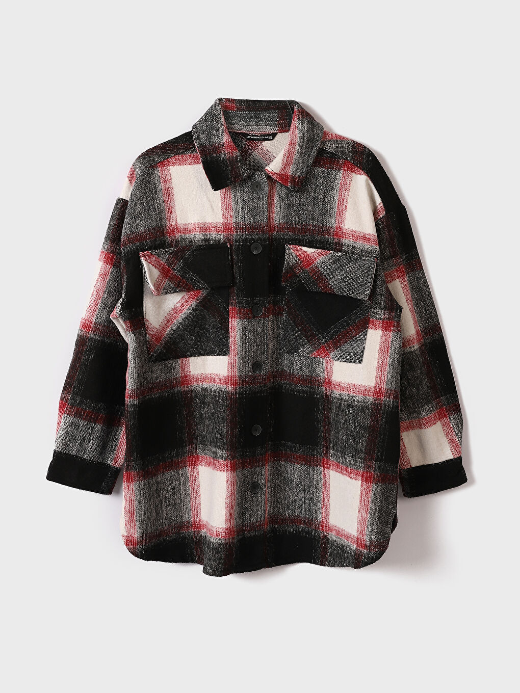 Wool plaid jacket womens 2025