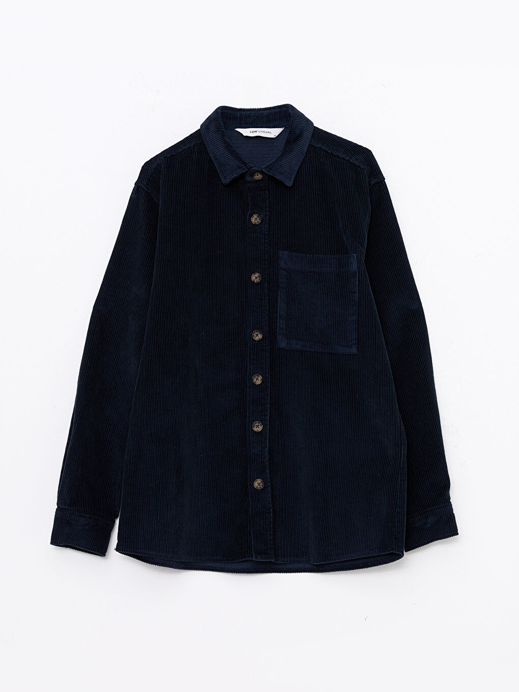 Relaxed Fit Long Sleeve Men's Shirt Jacket -W2AD24Z8-J3M Relaxed Fit Long Sleeve Men's Shirt Jacket -W2AD24Z8-J3M