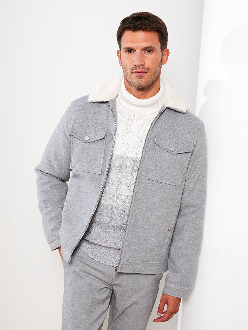 Waikiki Maroc Lc Waikiki Par Dessus Homme Beige Spade Trench Coat