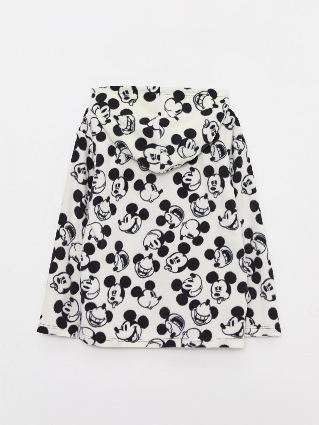 Hooded Mickey Mouse Patterned Long Sleeve Fleece Girl s Sweatshirt hooded-mickey-mouse-patterned-long-sleeve-fleece-girl-s-sweatshirt