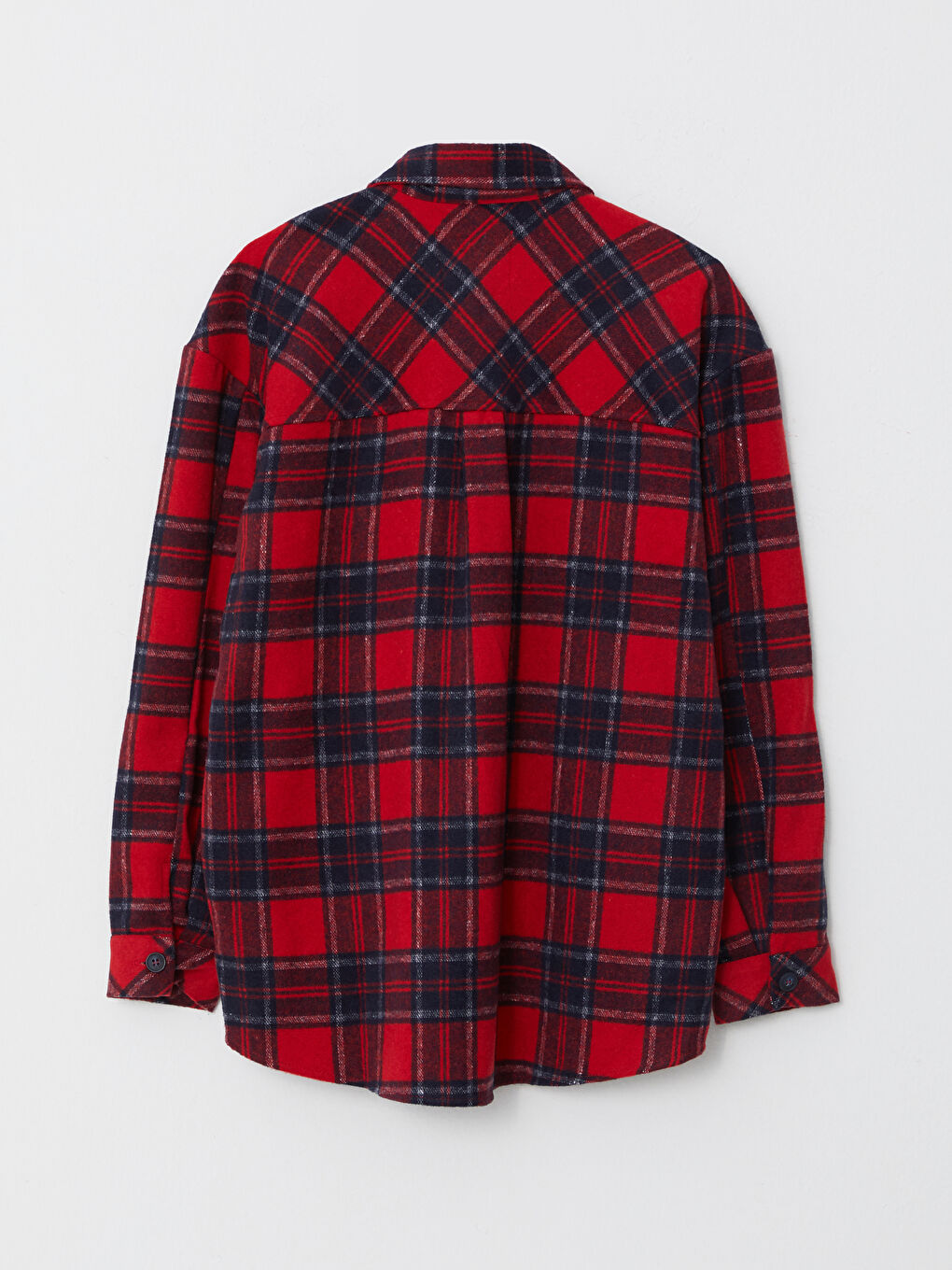 Plaid Long Sleeve Flannel Women Lumberjack Shirt Jacket -W2CC98Z8-SMF -  W2CC98Z8-SMF - LC Waikiki