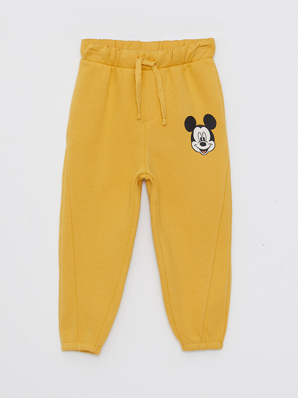 Mickey Mouse Printed Baby Boy Jogger Sweatpants With Elastic Waist