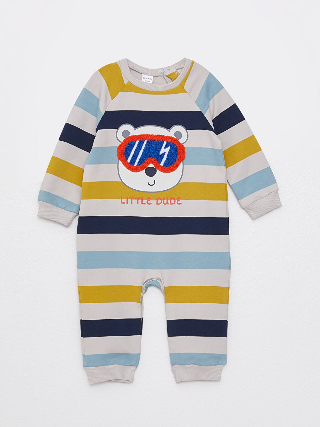 Crew Neck Long Sleeve Baby Boy Rompers W2ER16Z1RTP W2ER16Z1RTP