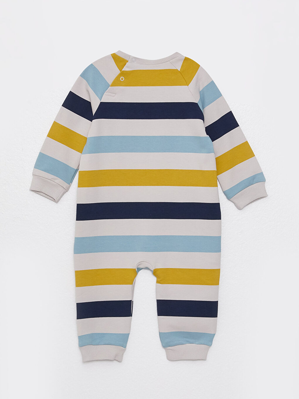 Crew Neck Long Sleeve Baby Boy Rompers W2ER16Z1RTP W2ER16Z1RTP LC Waikiki