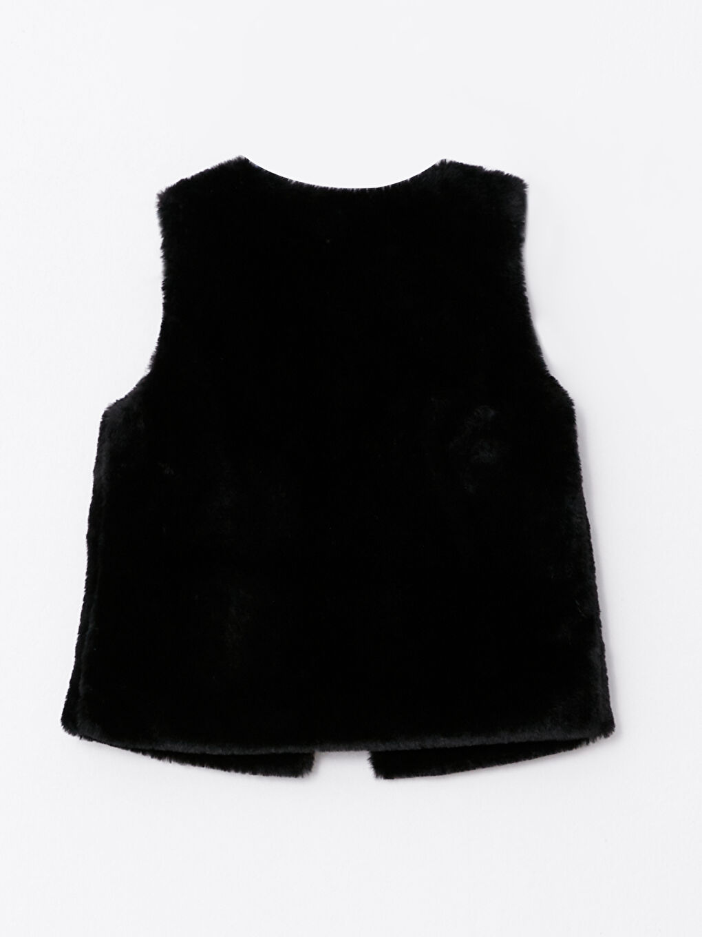 Baby girl black fur vest hotsell
