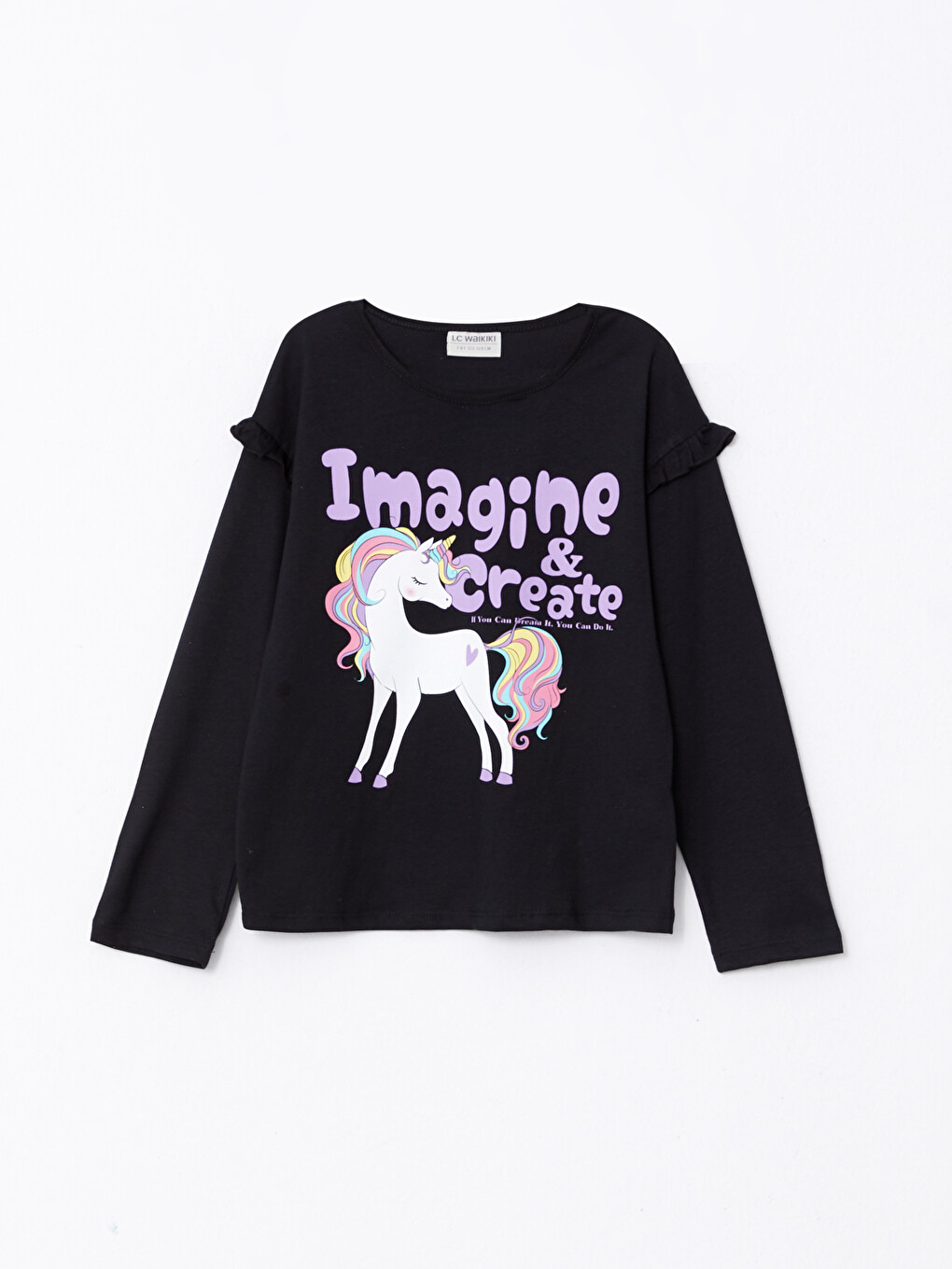 T-shirt Fille TU à Rayures Vertes - Taille 12 Ans - Coton - Manches Courtes Col Rond - Occasion Parfait état - Décor Melon Et Sequins