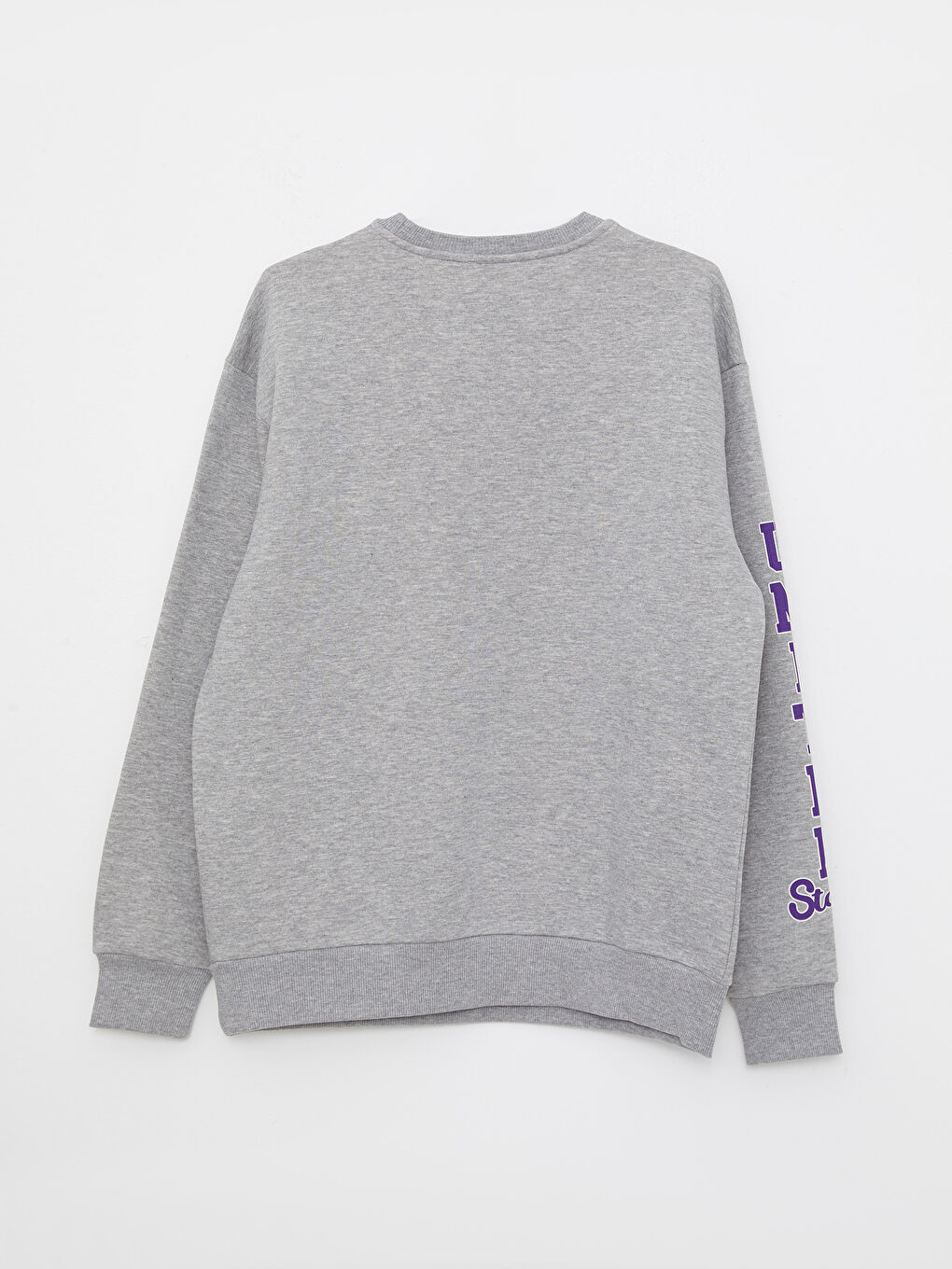 Crew Neck Printed Men's Thick Sweatshirt -W2G308Z8-LAL