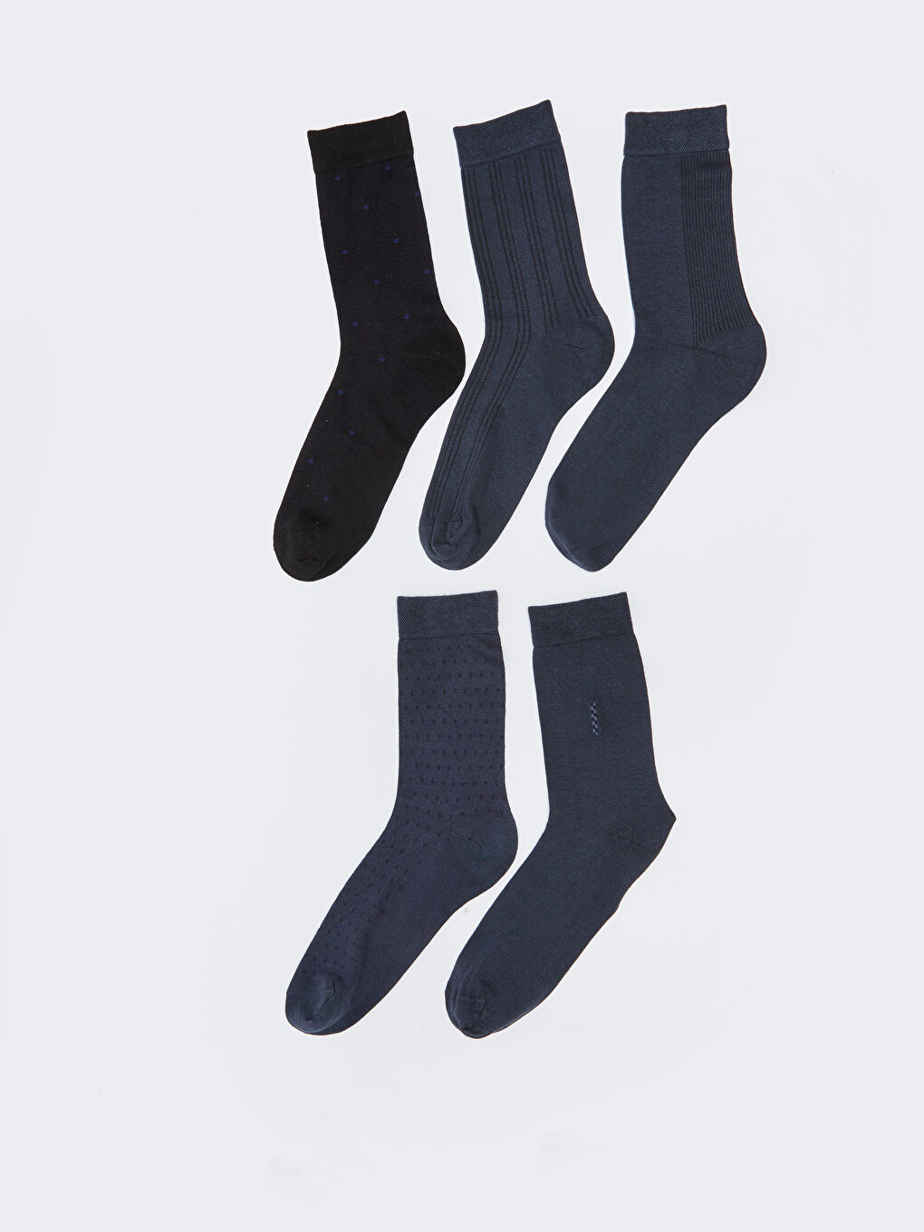 Patterned Men's Bamboo Socks 5 Pack W2H467Z8K00 W2H467Z8K00 LC