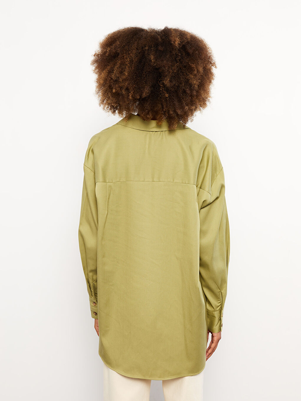 Женская рубашка с длинным рукавом -W2I228Z8-GFJ - W2I228Z8-GFJ - LC Waikiki