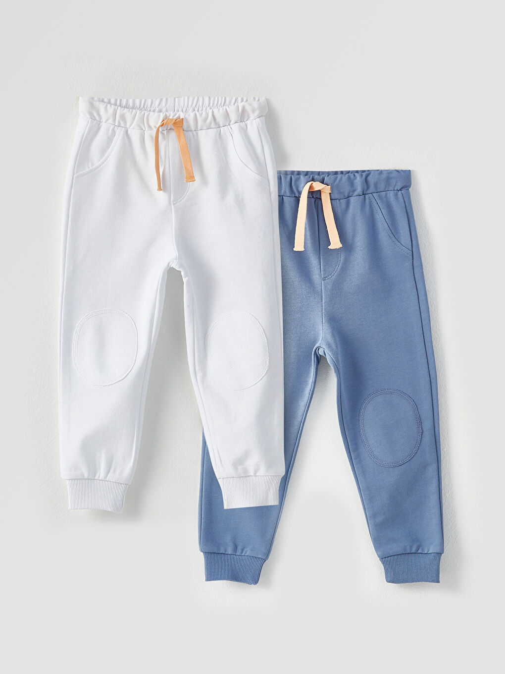 Basic Elastic Waistband Baby Boy Tracksuit Bottom 2 Pieces W2I681Z1