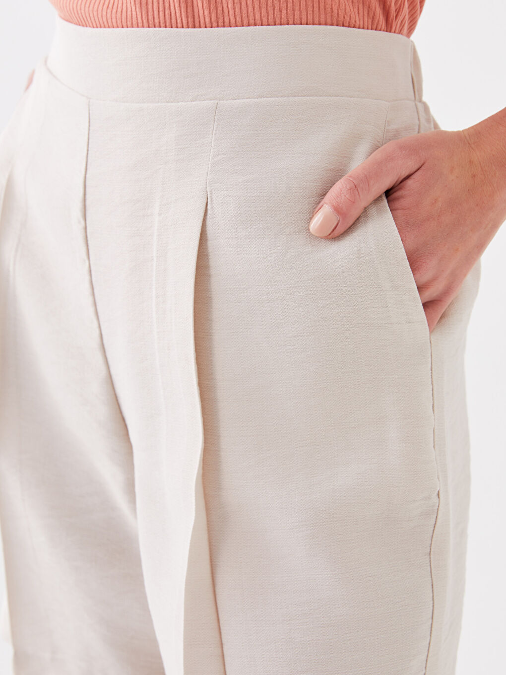 Elastic Waist Comfortable Fit Women's Shorts S30173Z8FXP S30173Z8