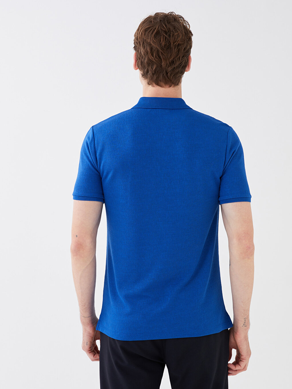 Polo Neck Short Sleeve Men's T-Shirt -S30924Z8-UCN - S30924Z8-UCN - LC ...