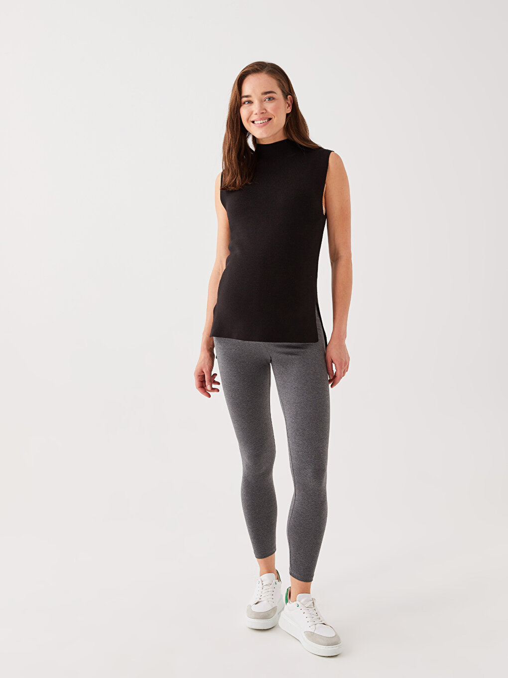 Regular Cotton Maternity Tights with Over-bump Waistband -S30996Z8-L8N -  S30996Z8-L8N - LC Waikiki