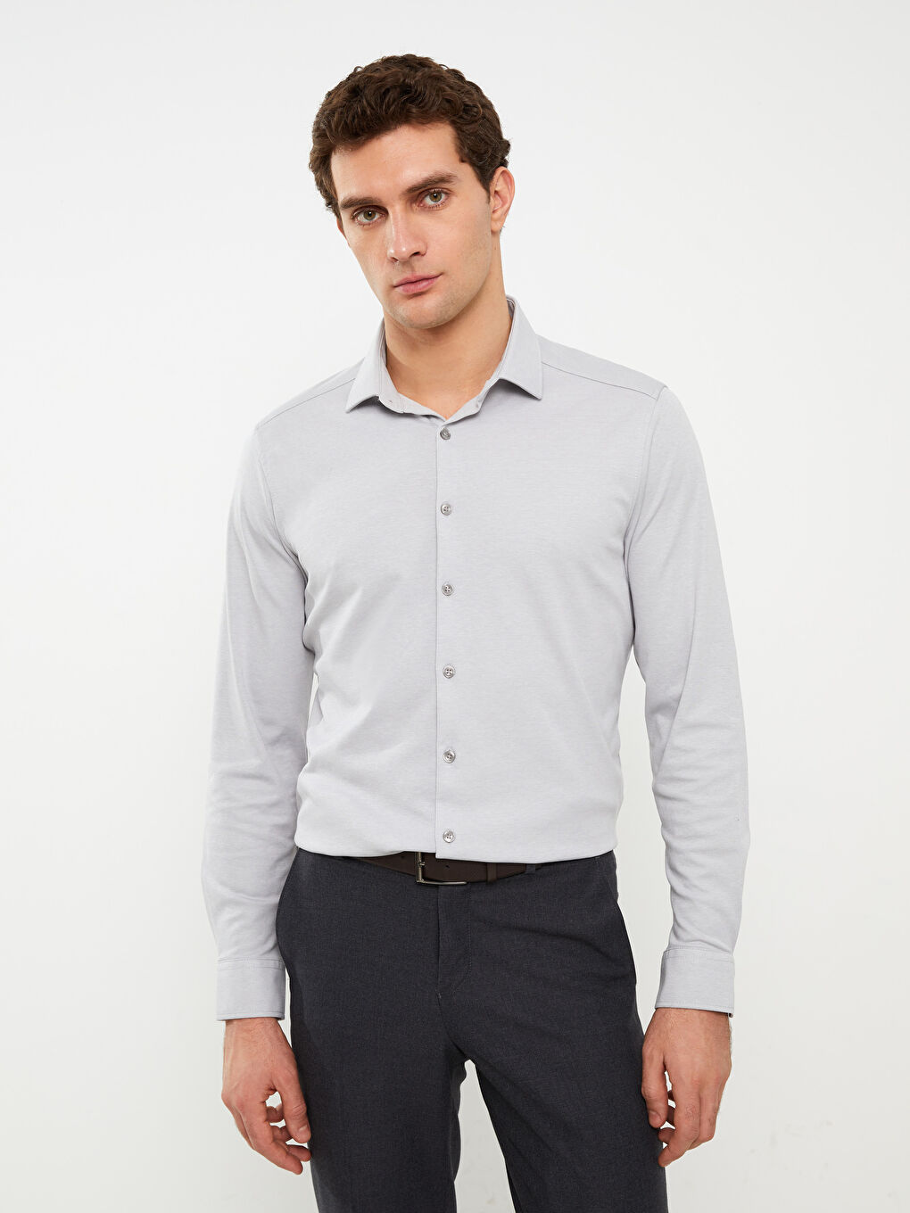 Slim Fit Long Sleeve Men's Shirt S31994Z8CSW S31994Z8CSW LC Waikiki