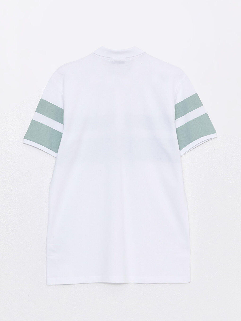 Polo Neck Short Sleeve Striped Piqué Men's T-Shirt -S33634Z8-J1R 