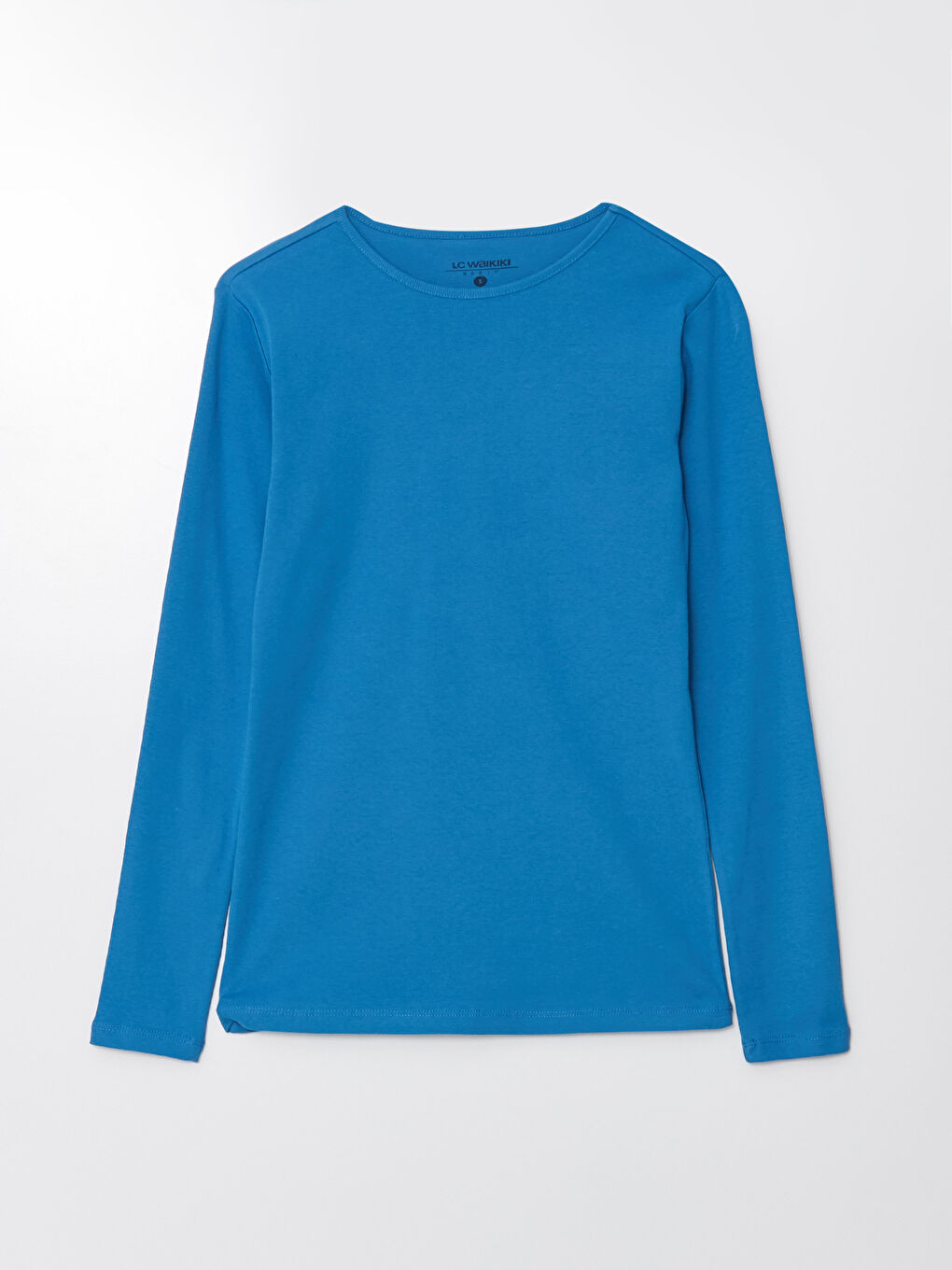 Crew Neck Straight Long Sleeve Women's Body -S33824Z8-H3J - S33824Z8