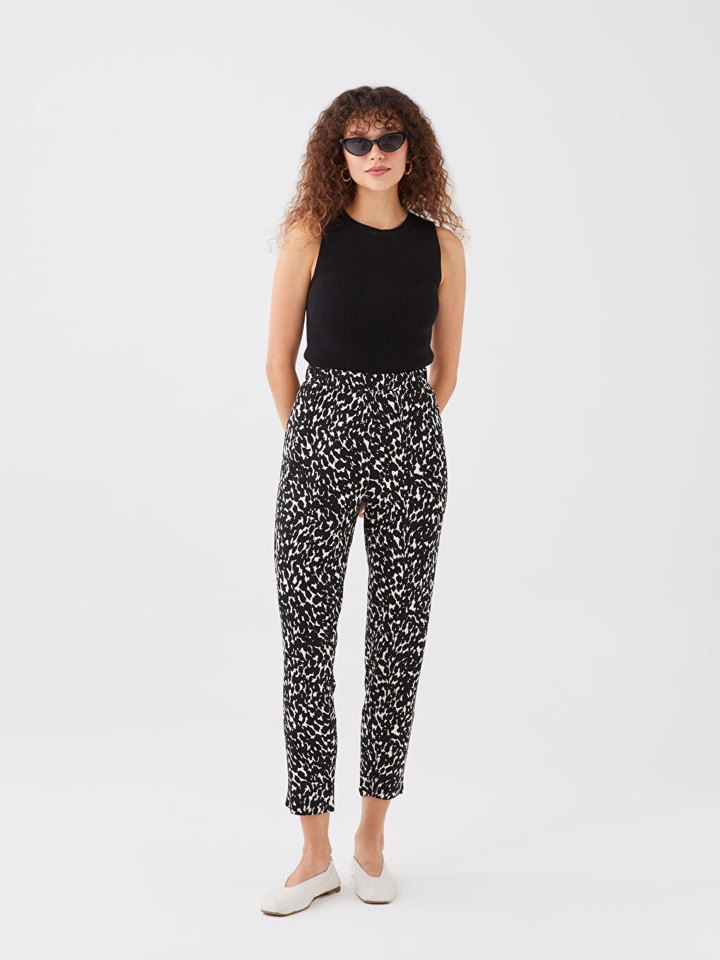 Patterned sweatpants best sale