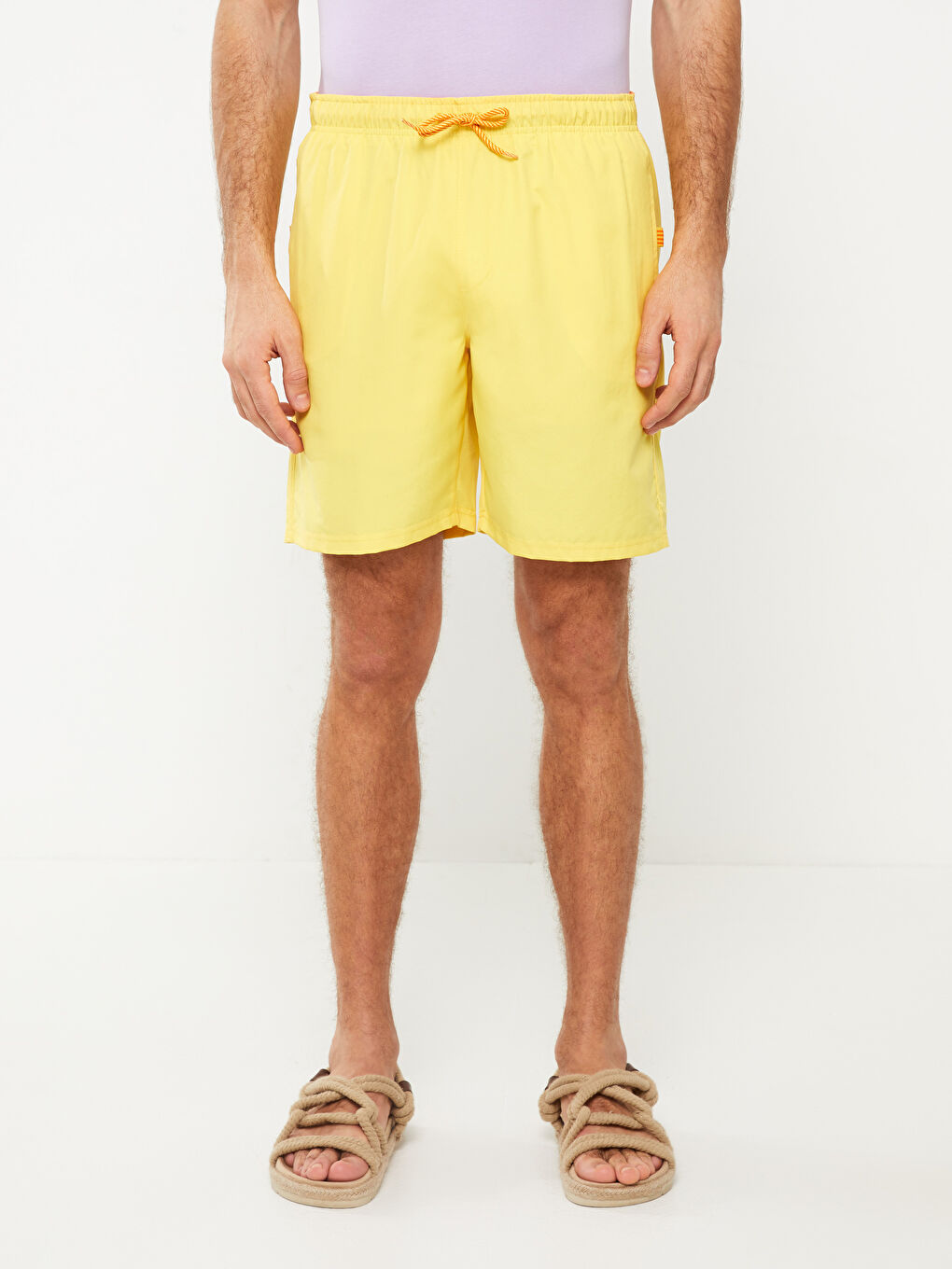 Knee-Length Men's Marine Shorts -S34800Z8-FYP - S34800Z8-FYP