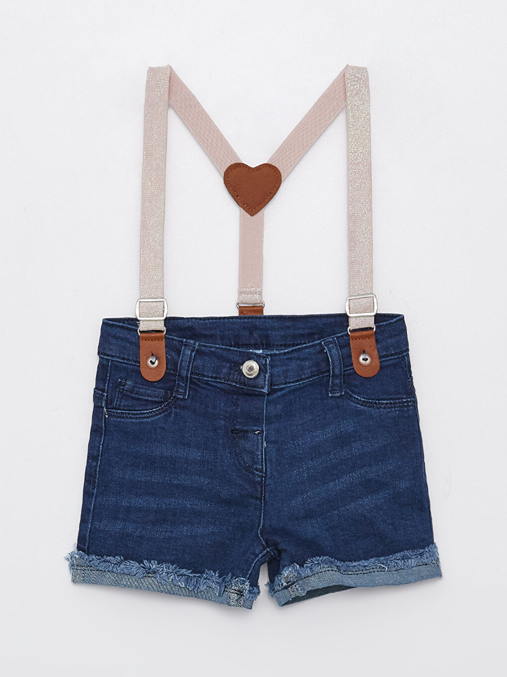 Jean shorts with suspenders hotsell