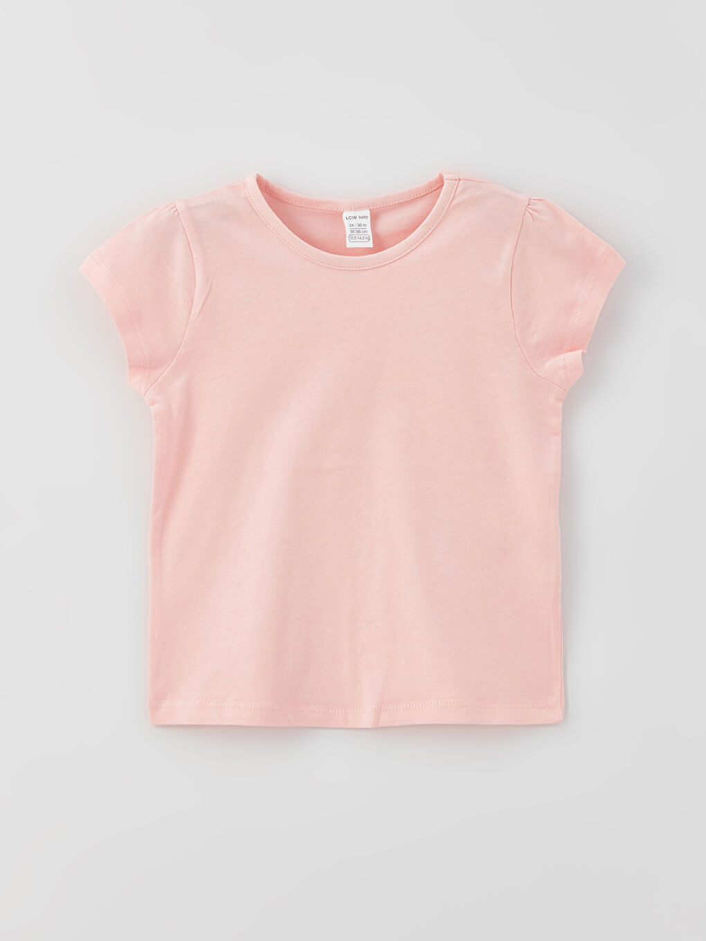 Crew Neck Short Sleeve Baby Girl TShirt 2 Pieces S35423Z1E88 S35423Z1E88 LC Waikiki