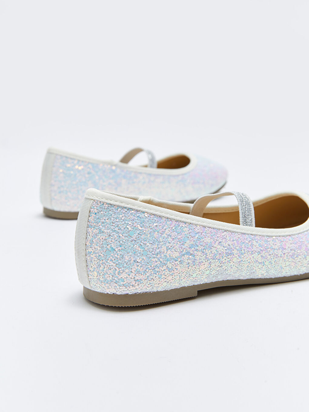 Silvery Girls' Flats S35666Z4G8Z S35666Z4G8Z LC Waikiki