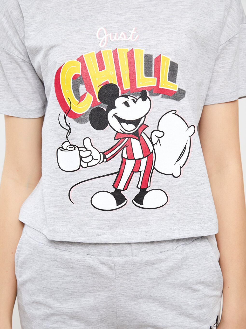 Disney Women's Mickey & Minnie T-Shirt & Boxer Shorts Pajama Set - Macy's