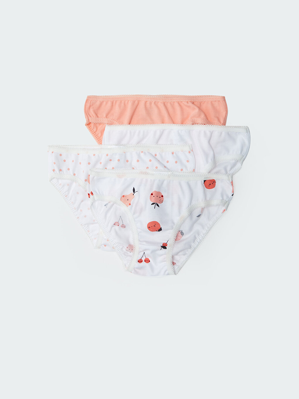 Elastic Waist Printed Baby Girl Panties 4-pack -S36078Z1-LRA