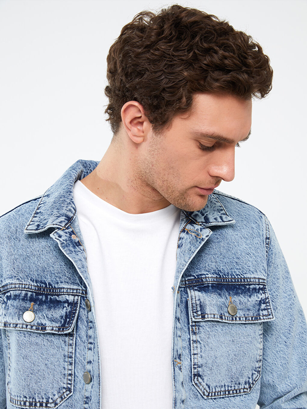 Standard Fit Men's Jean Jacket S36136Z8311 S36136Z8311 LC Waikiki