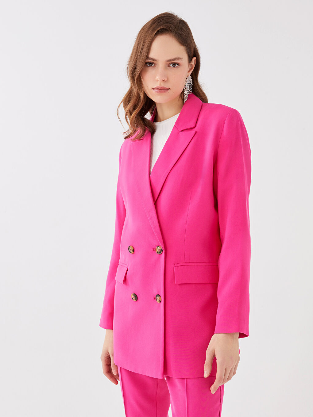 Regular Long Sleeve Women s Blazer Jacket S36426Z8 JXK S36426Z8 JXK LC Waikiki