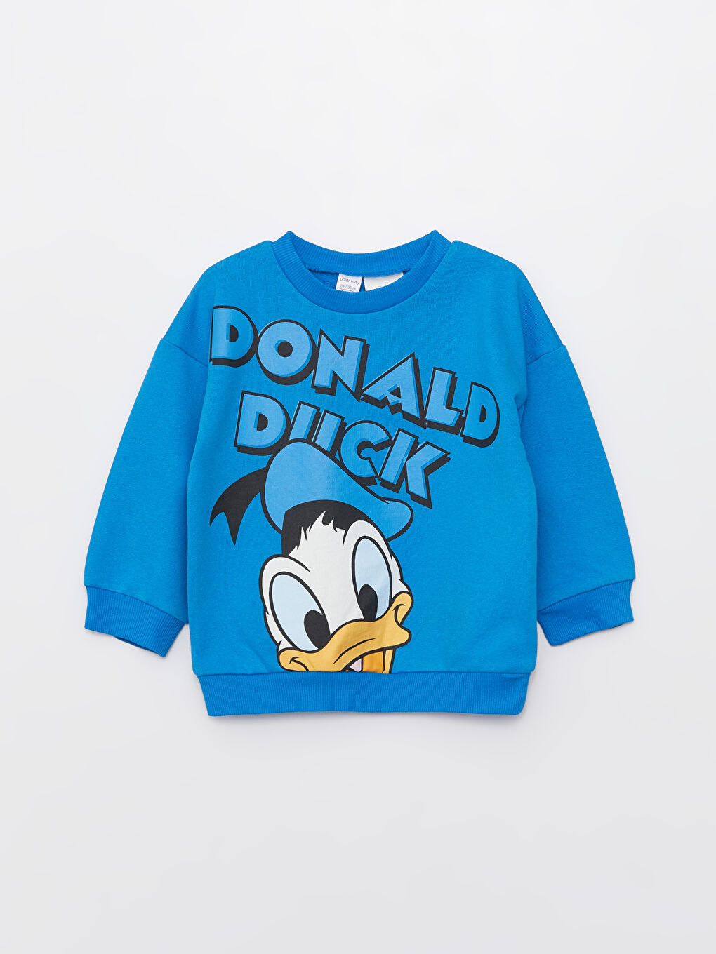 Crew Neck Long Sleeve Donald Duck Printed Baby Boy Sweatshirt 2-pack  -S36621Z1-G0L - S36621Z1-G0L - LC Waikiki