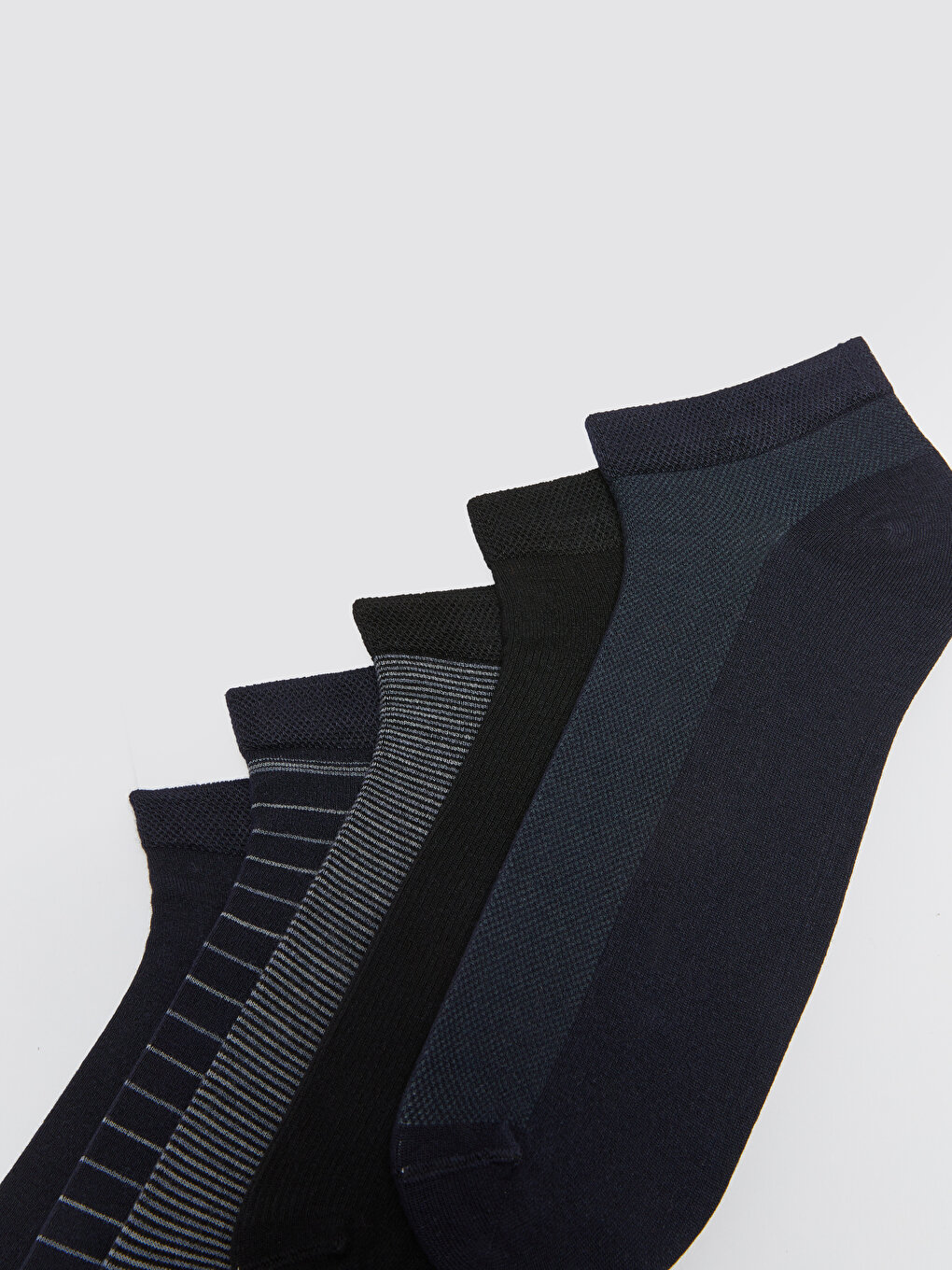 Striped Men's Booties Socks 5 Pack -S36959Z8-K00 - S36959Z8-K00 - LC ...