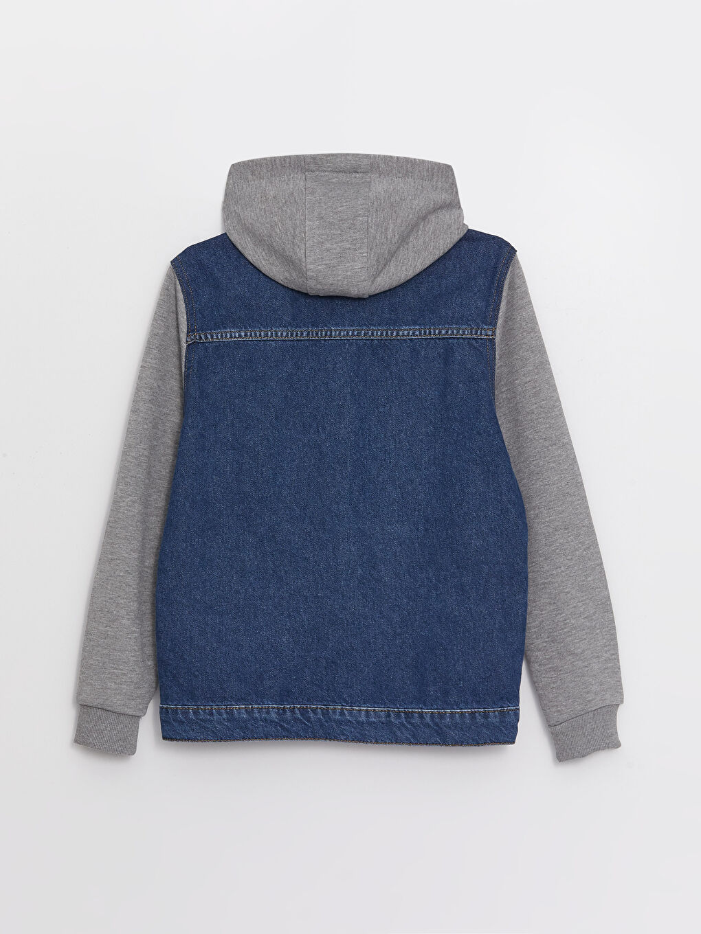 Boys hooded hotsell jean jacket