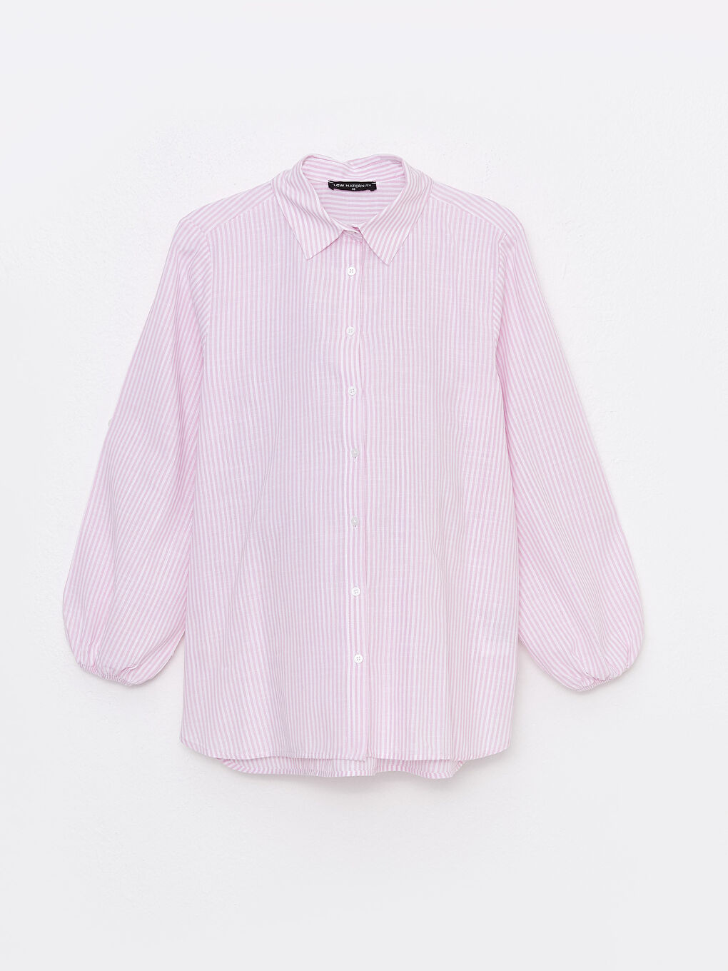 Striped Long Sleeve Maternity Shirt -S37734Z8-LHK - S37734Z8