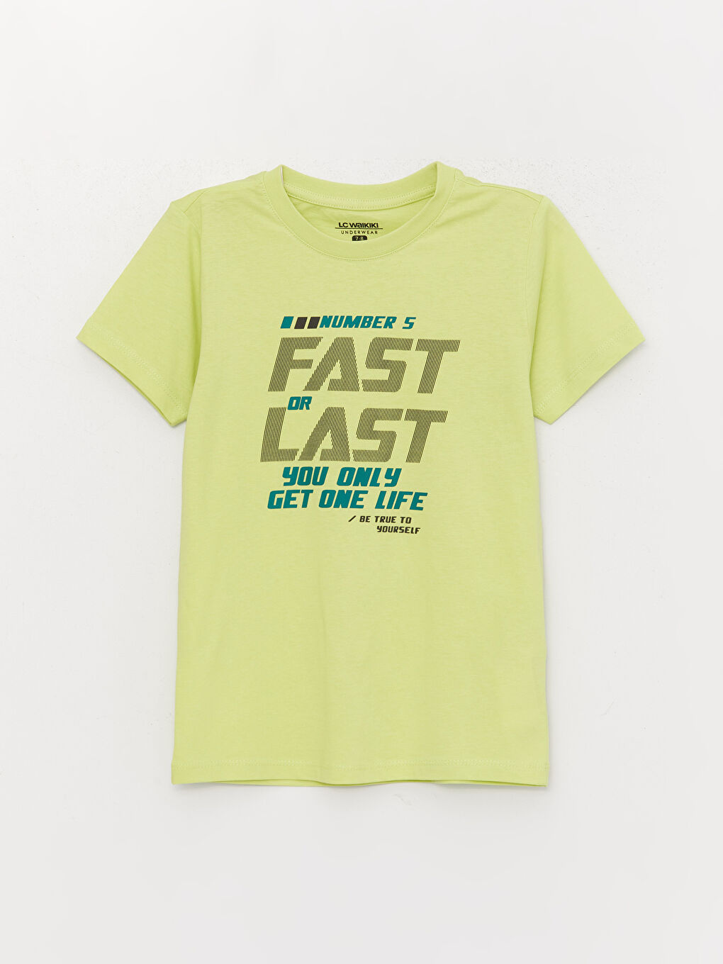 Crew Neck Printed Short Sleeve Boy's Short Pajamas Set S39026Z4FRF