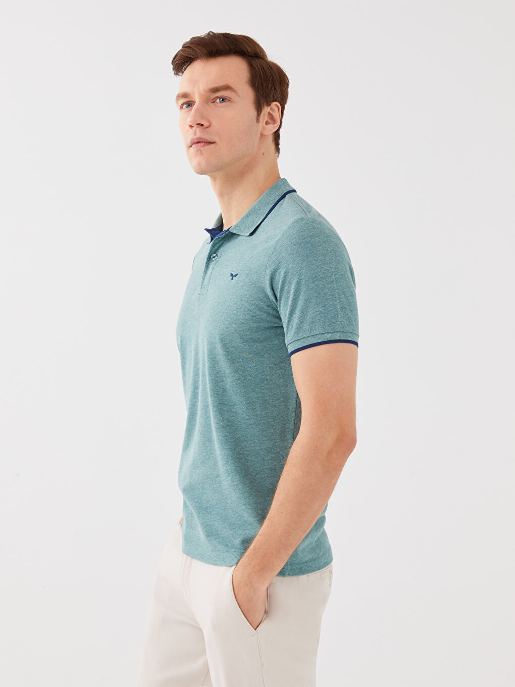 تی شرت مردانه فیت نرمال ال سی وایکیکی بیسیک S39977Z8 | LCWAIKIKI Basic - Image 2