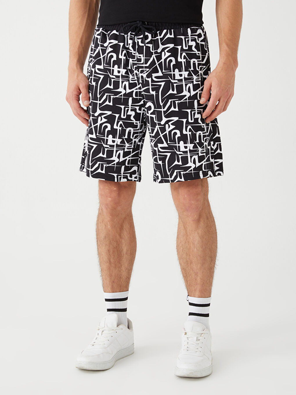 Slim Fit Men's Elastic Waist Shorts S3BC06Z8CVL S3BC06Z8CVL LC