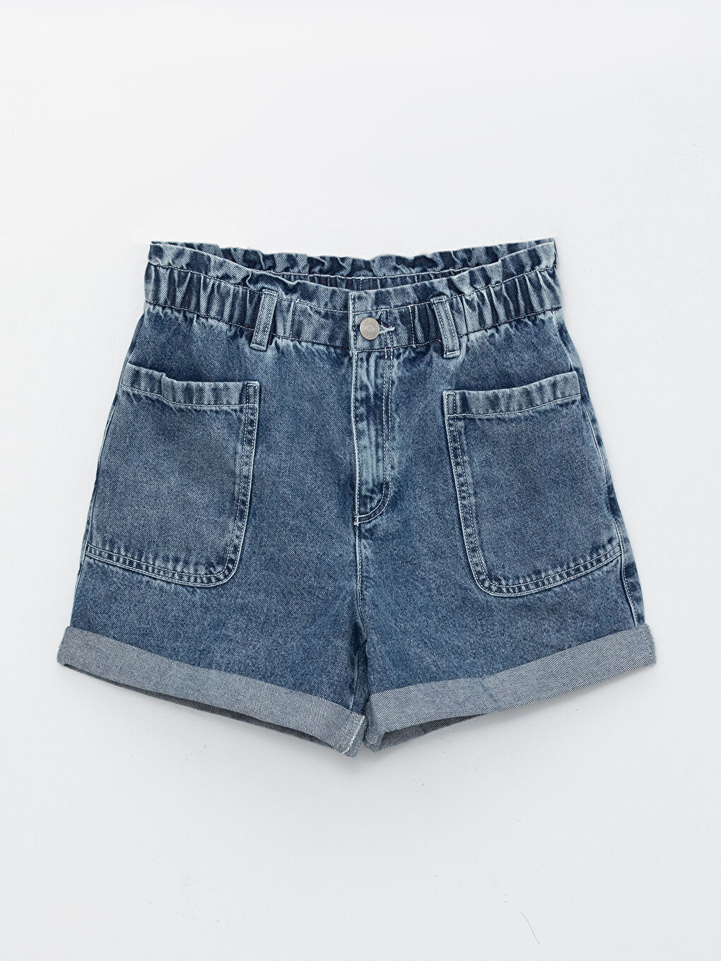 Elastic Waist Girl Jean Short S3BR39Z4SHK S3BR39Z4SHK LC Waikiki