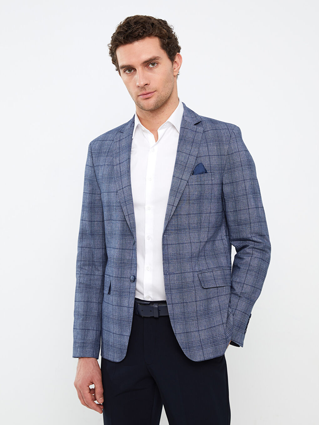 Mens checked discount blazer jackets
