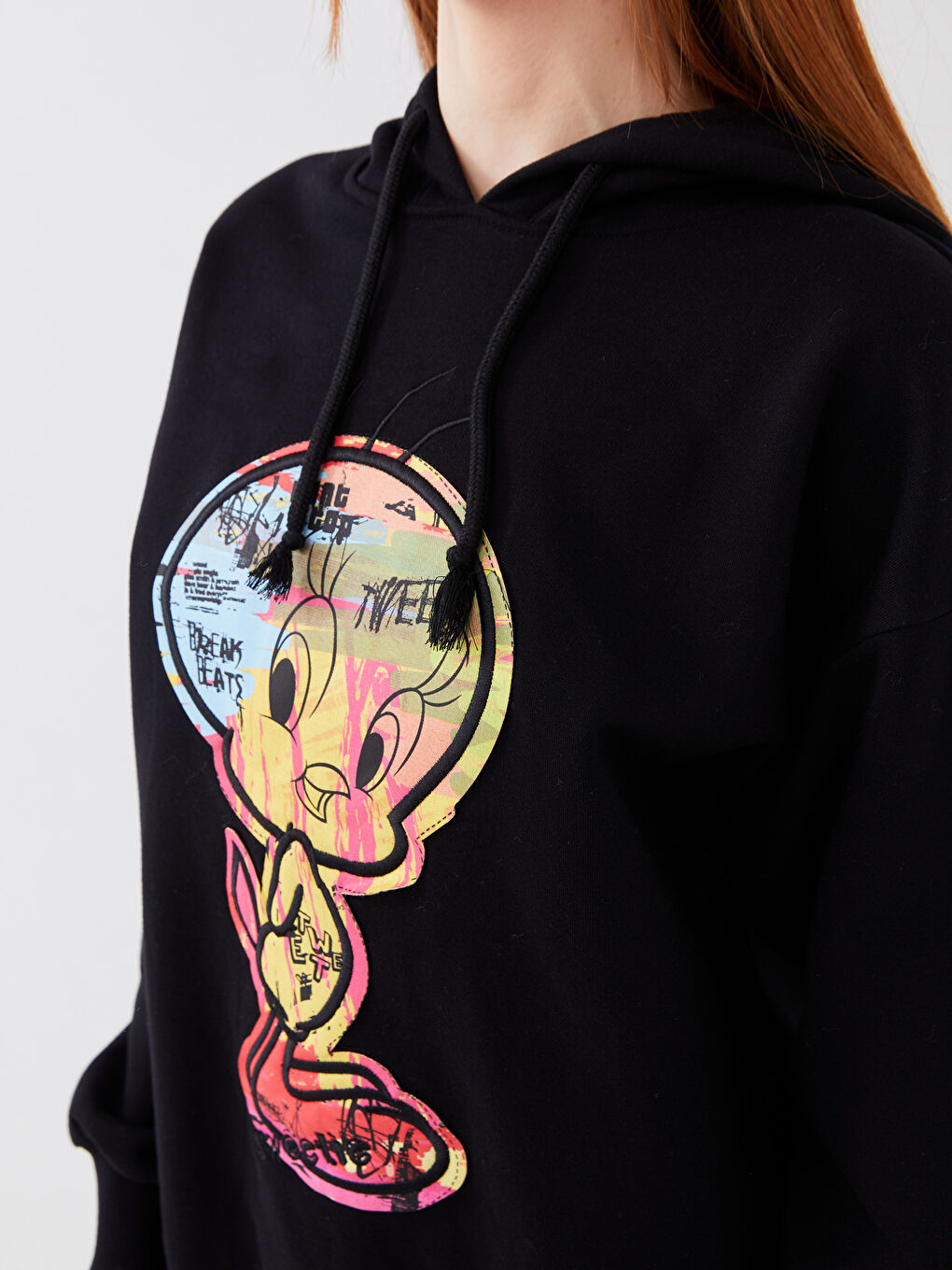 Tweety Printed Women s Oversize Hoodie S3CE01Z8 CVL S3CE01Z8 CVL LC Waikiki