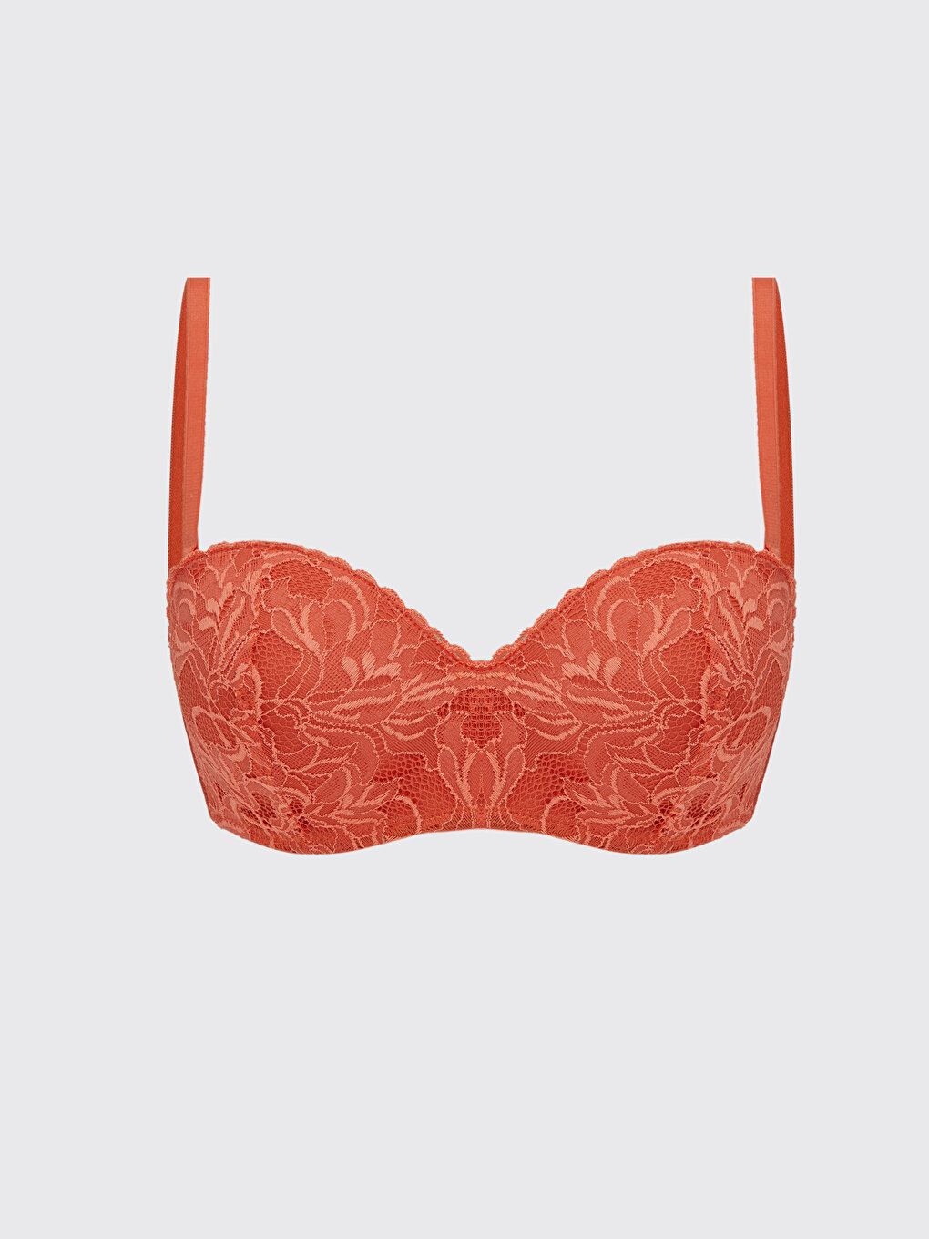 Non-wired Padded Lace Strapless Bra -S3CH26Z8-GPF - S3CH26Z8-GPF
