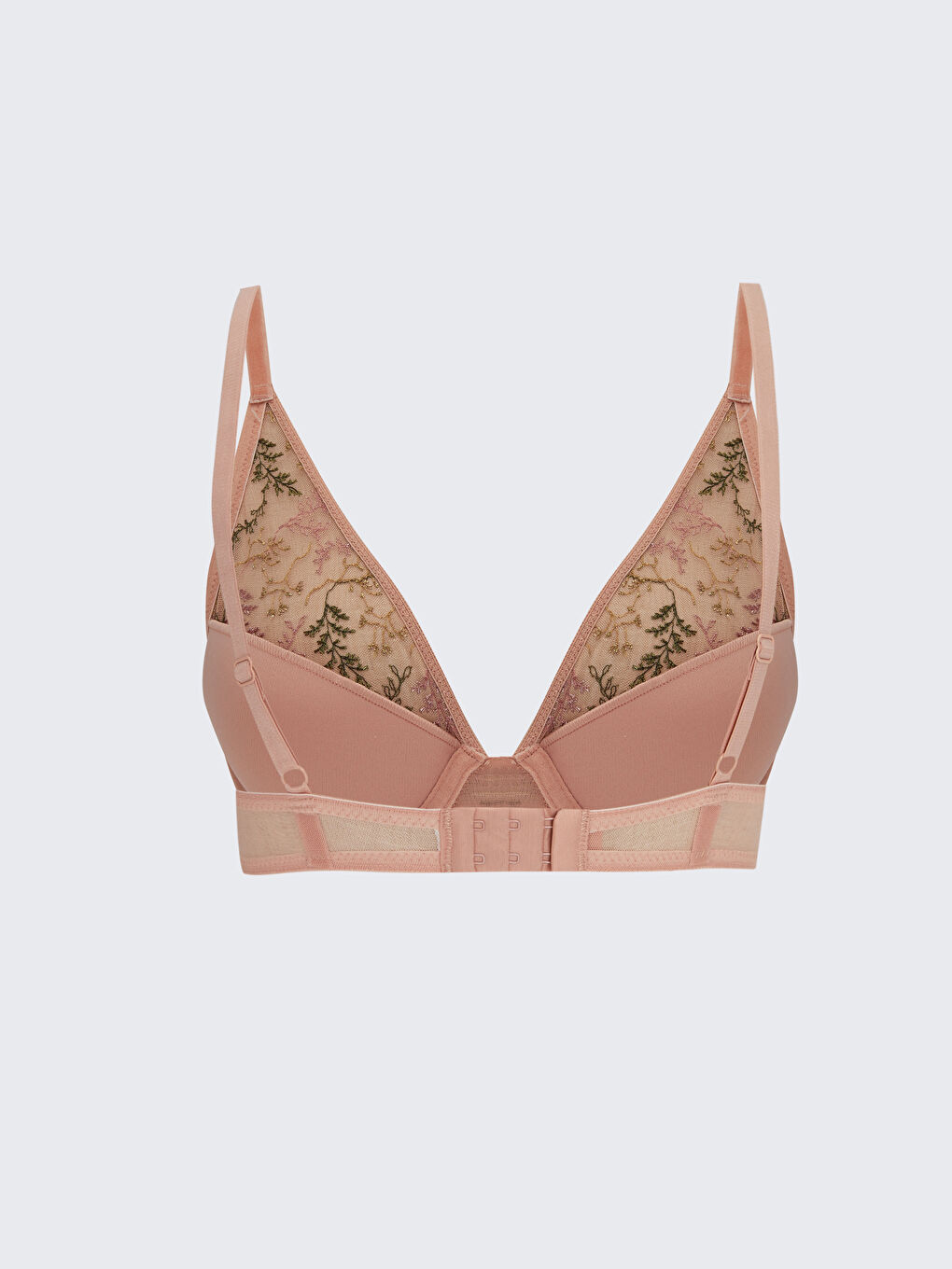 T-Shirt Bra with Lace (Pink)