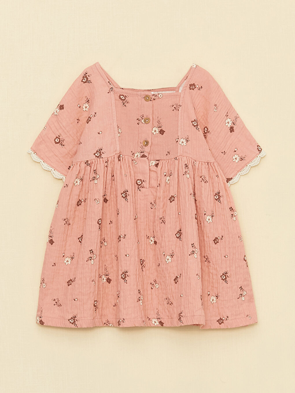 Square Collar Patterned Baby Girl Dress S3CP55Z1 LT3 S3CP55Z1 LT3 square-collar-patterned-baby-girl-dress-s3cp55z1-lt3-s3cp55z1-lt3