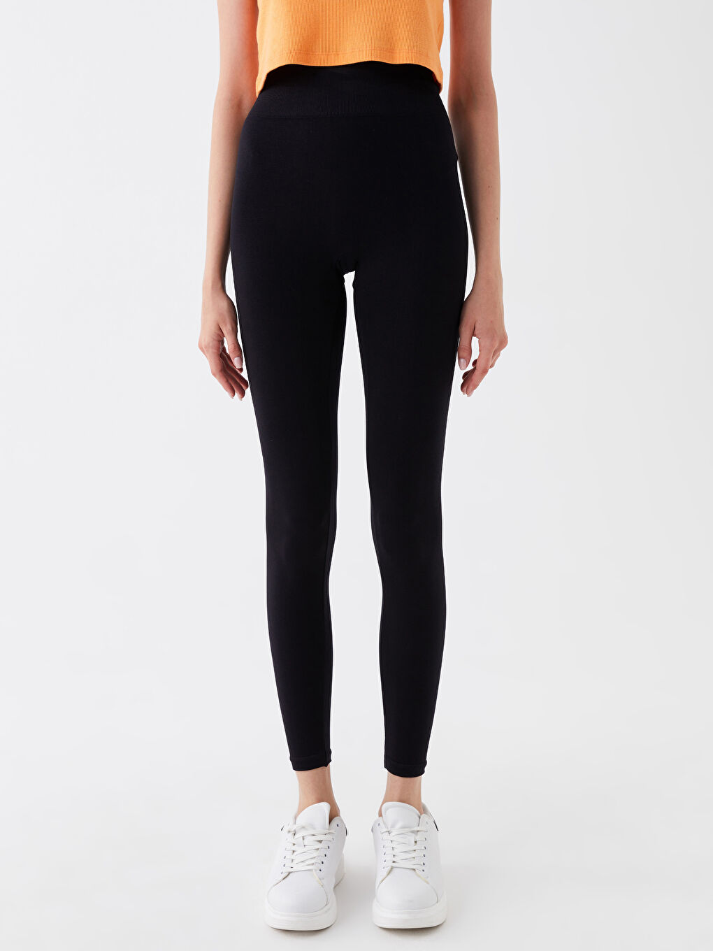 Elastic Waist Plain Seamless Women's Tights S3CP70Z8CVL S3CP70Z8