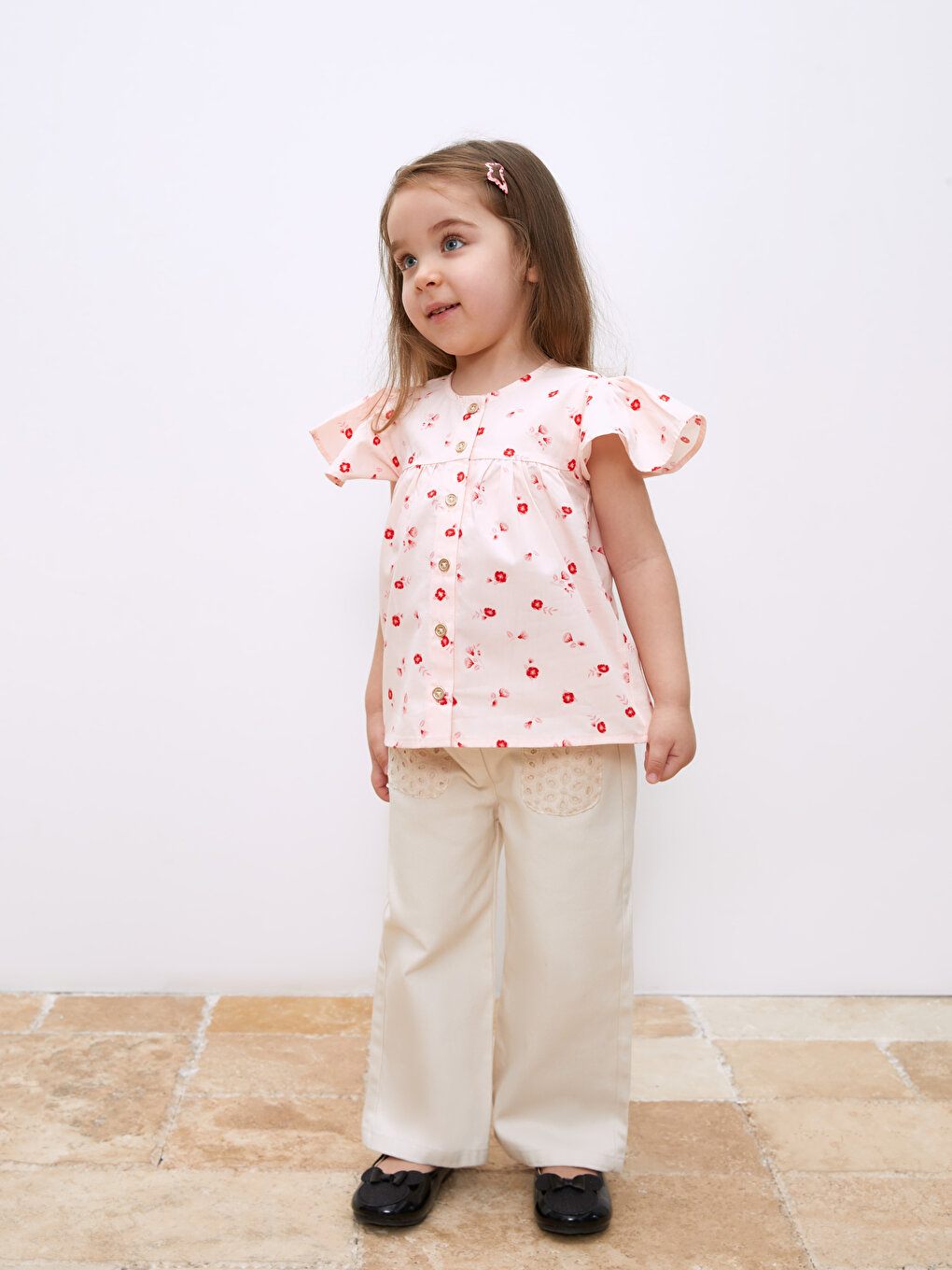 Infant Girl Summer Casual Trousers Toddler Stock Photo 1069603424   Shutterstock