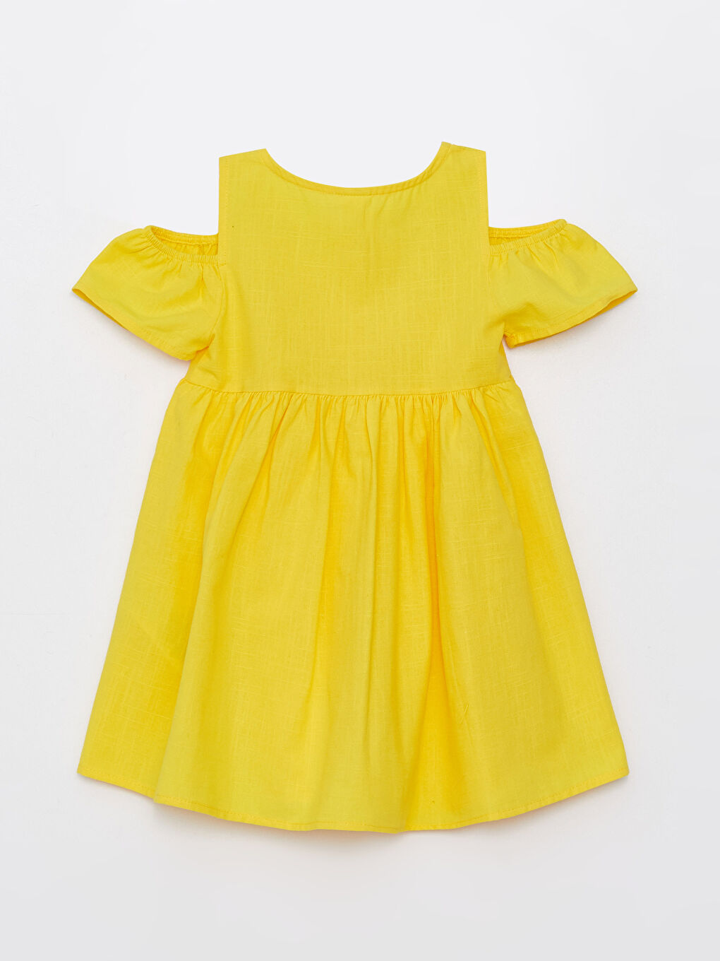 Crew Neck Basic Cotton Baby Girl Dress S3DD82Z1 G6R S3DD82Z1