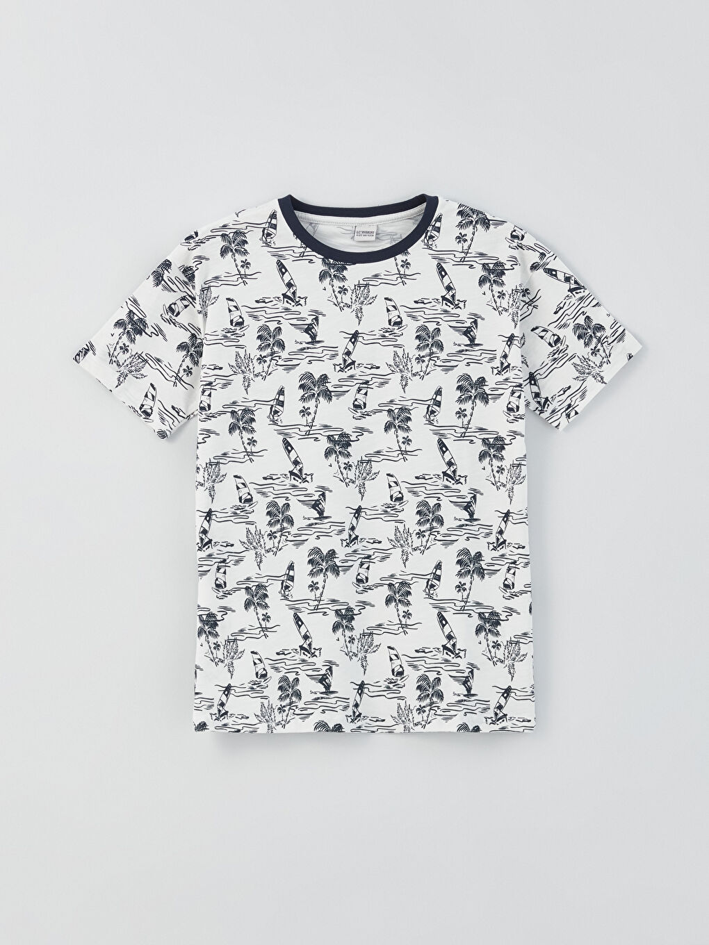 Koton SHORT SLEEVE CREW NECK FROG PRINTED - T-shirt Imprimé - Green/vert