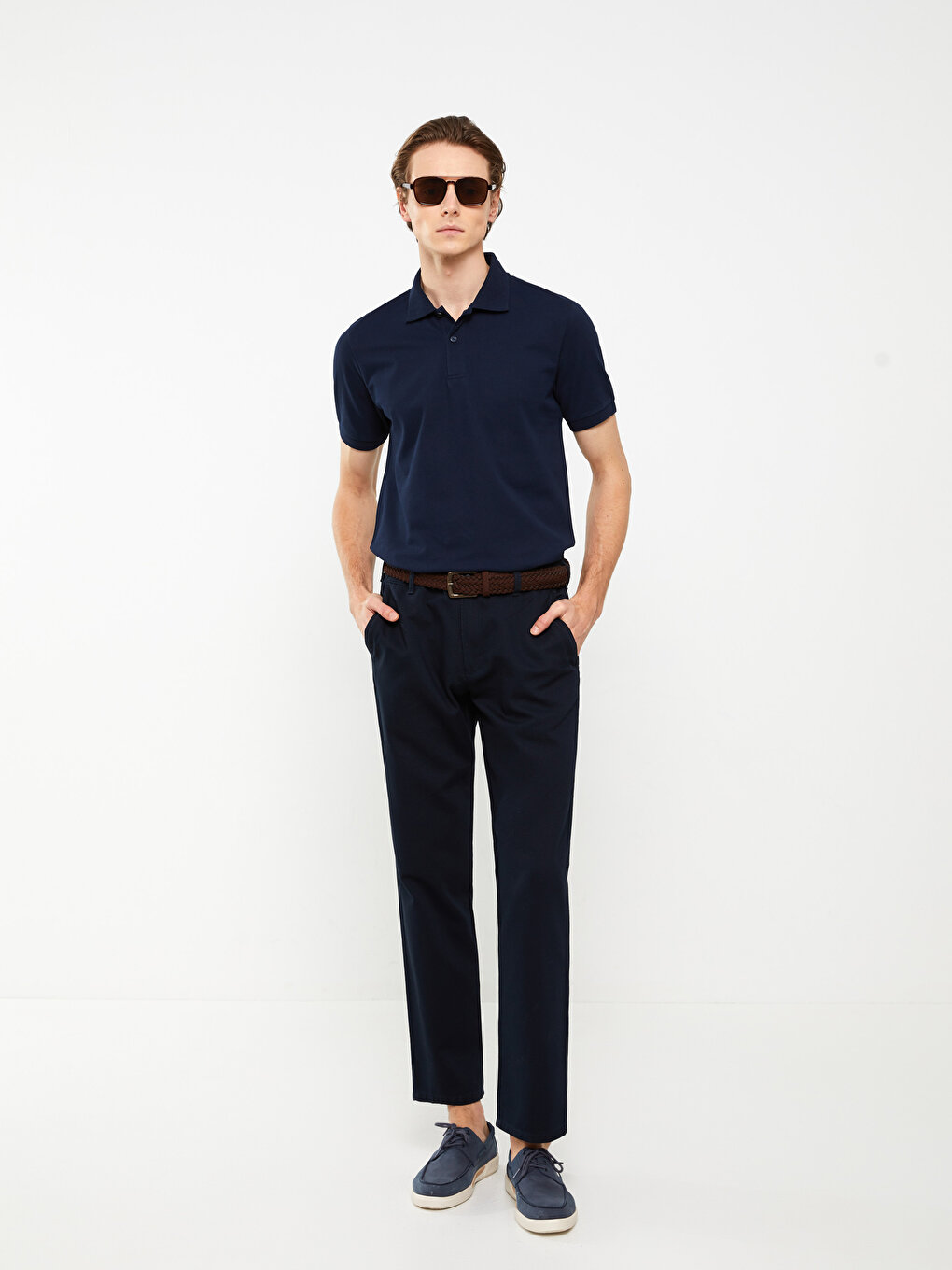 Standard Pattern Men's Chino Trousers -S3ET85Z8-KN7 - S3ET85Z8-KN7 - LC ...